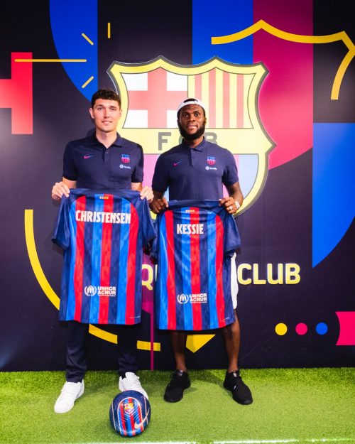 Christensen and Kessie may leave Barcelona on a free transfers if not registered in time