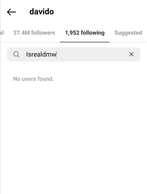 Davido unfollowed Isreal DMW after he apologised to the Muslim community