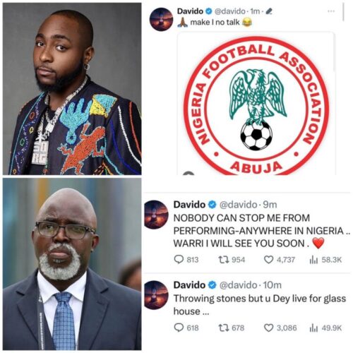 Davido reacts after being called out for failing to show up at a Warri concert