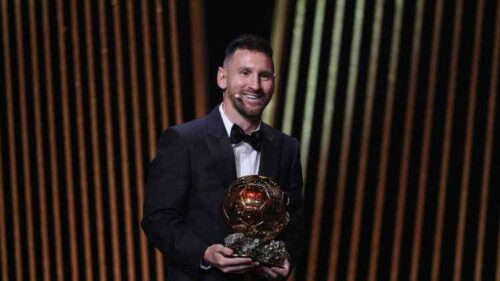 Messi wins his 8th Ballon d'Or  Awards 