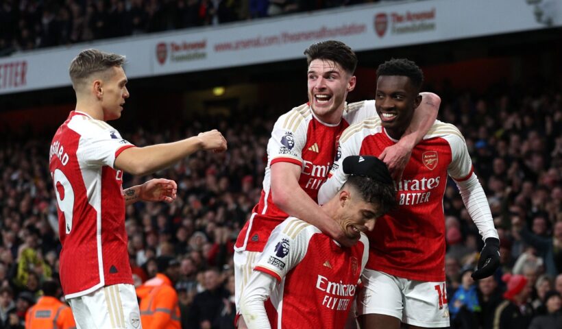 Arsenal defeated Wolves 2-0 to reclaim the top spot in the Premier League