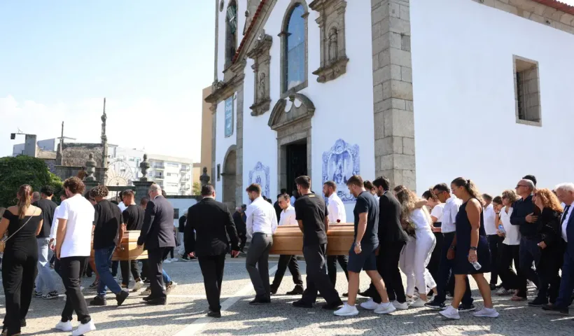 Families and Liverpool Teammates Mourn at Funeral of Diogo Jota and André Silva