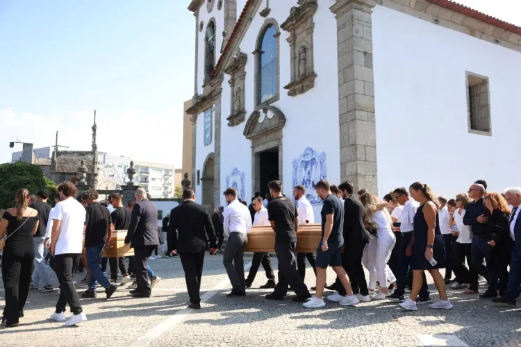 Families and Liverpool Teammates Mourn at Funeral of Diogo Jota and André Silva